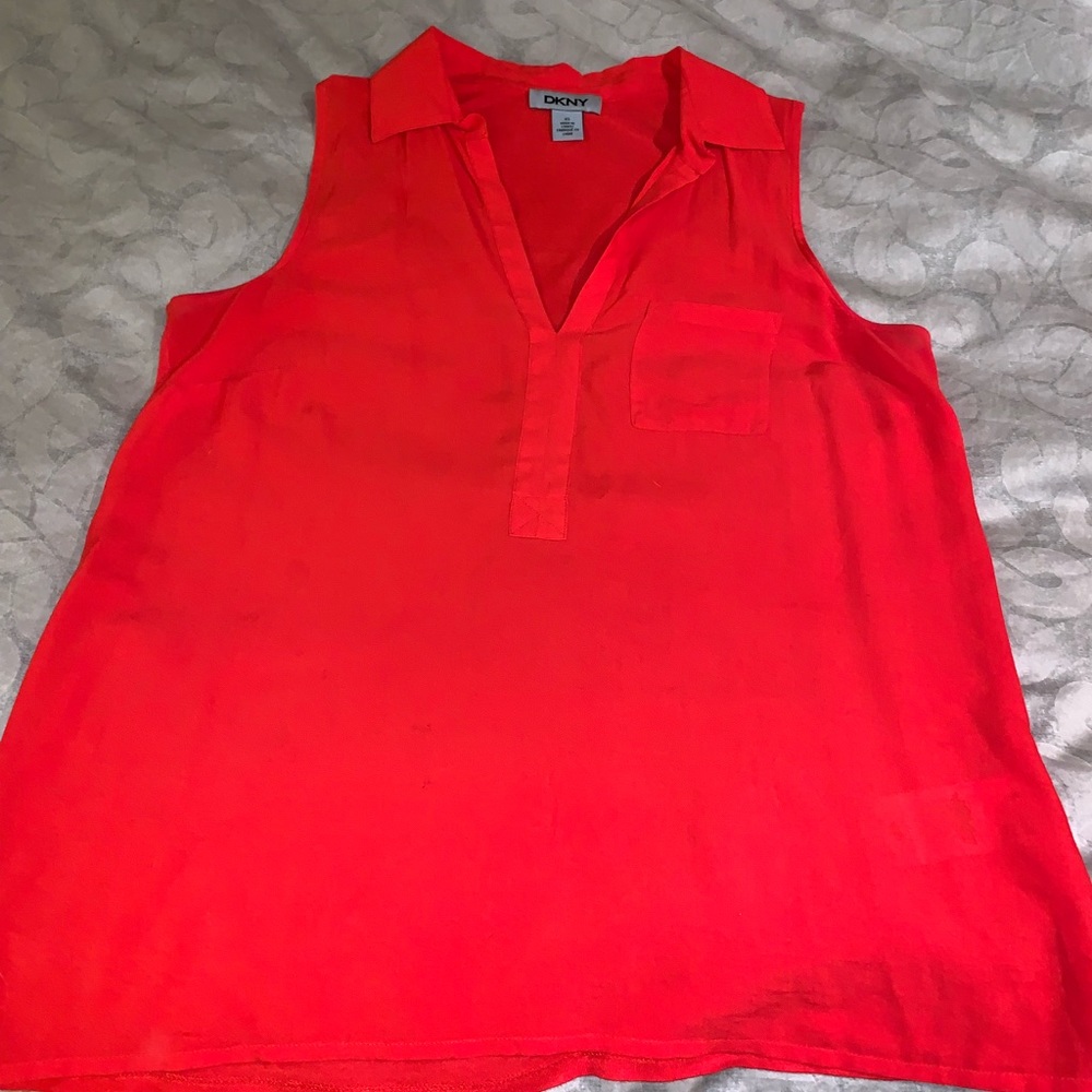 DKNY collared top